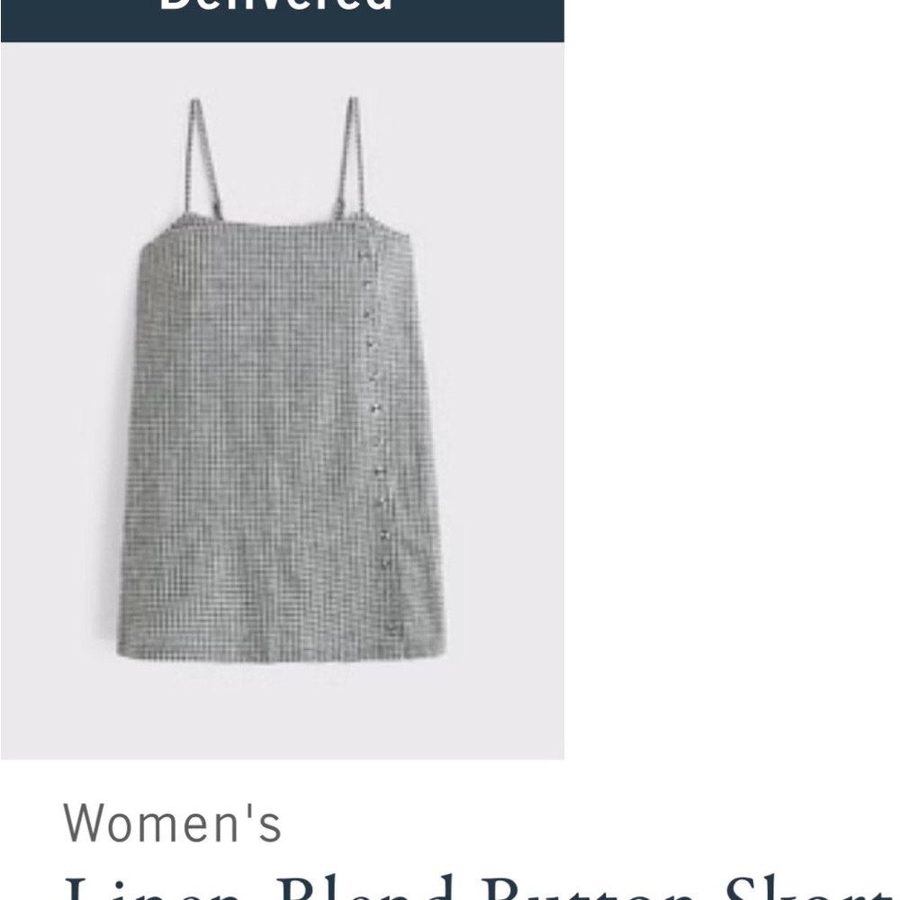 Abercrombie & Fitch Monochrome Checkered Dress